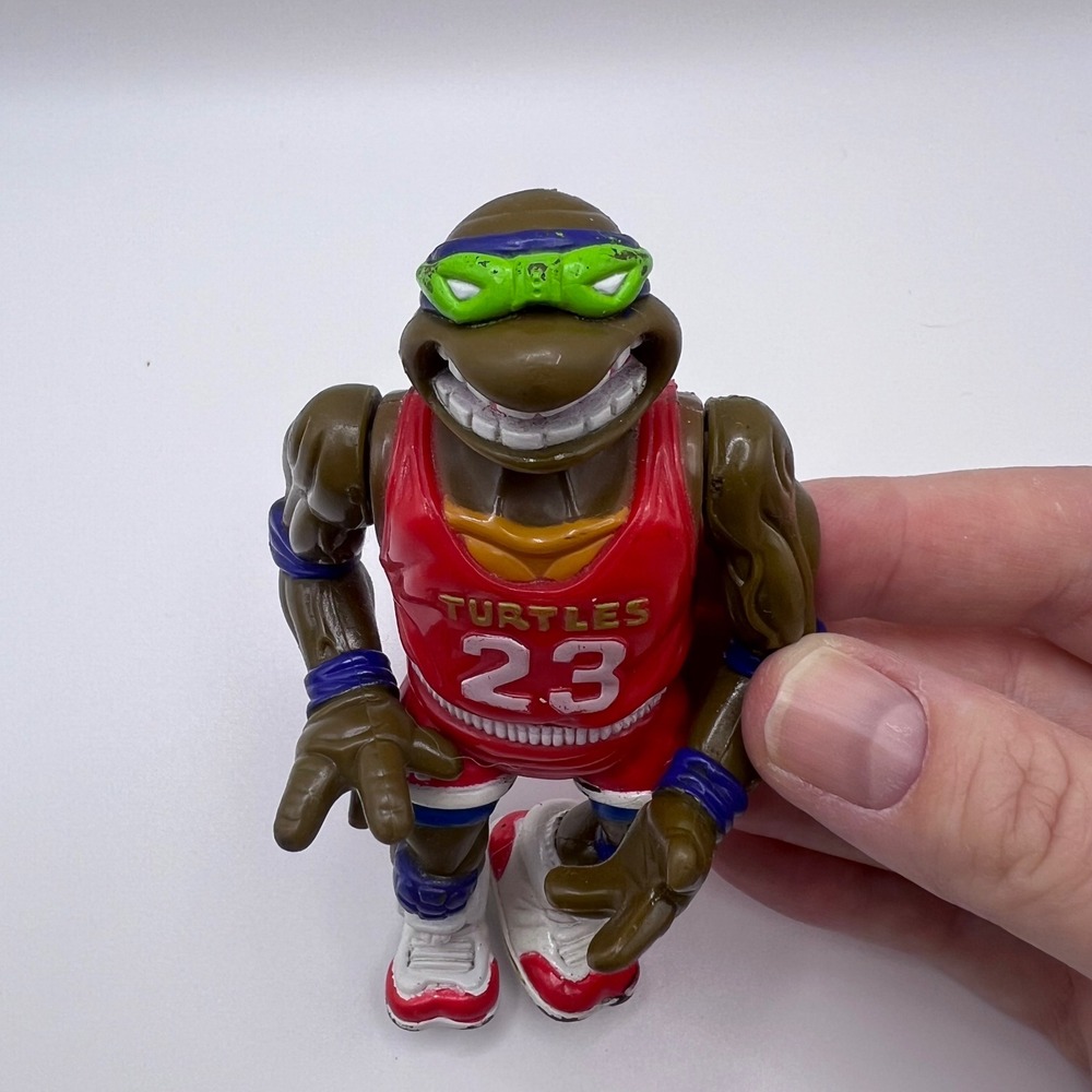 Teenage Mutant Ninja‎ Turtles Powerliftin' Don Action Figure 1991 Turtle Games - Picture 2 of 7